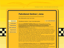 Tablet Screenshot of jena-fahrdienst.de